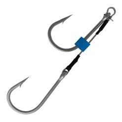 Black Magic Closed Gape Twin Hook Shackle Rig