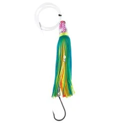Buku Hawaii 9" Skirted Lure Col Valencia (Rigged)