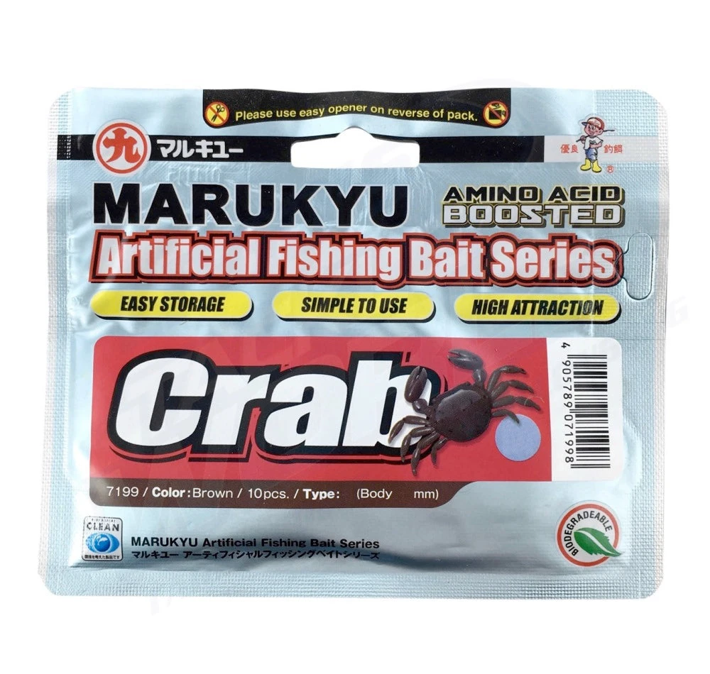 Marukyu Biodegradable Crab Soft Plastics Medium - Image 2