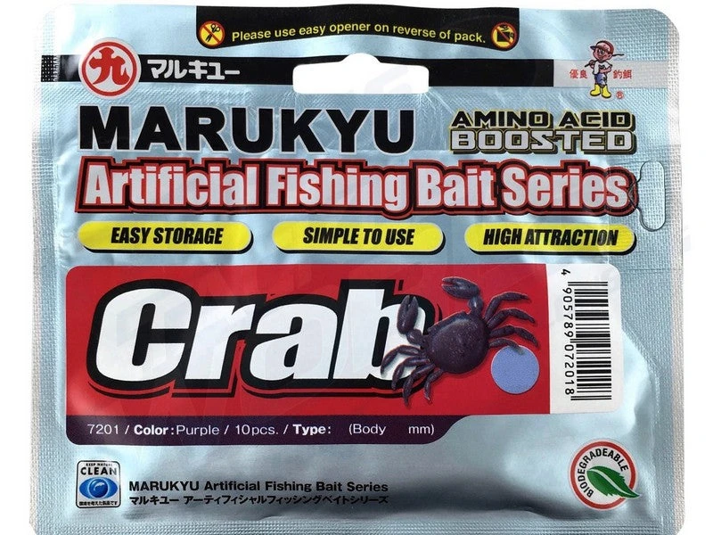 Marukyu Biodegradable Crab Soft Plastics Medium - Image 4