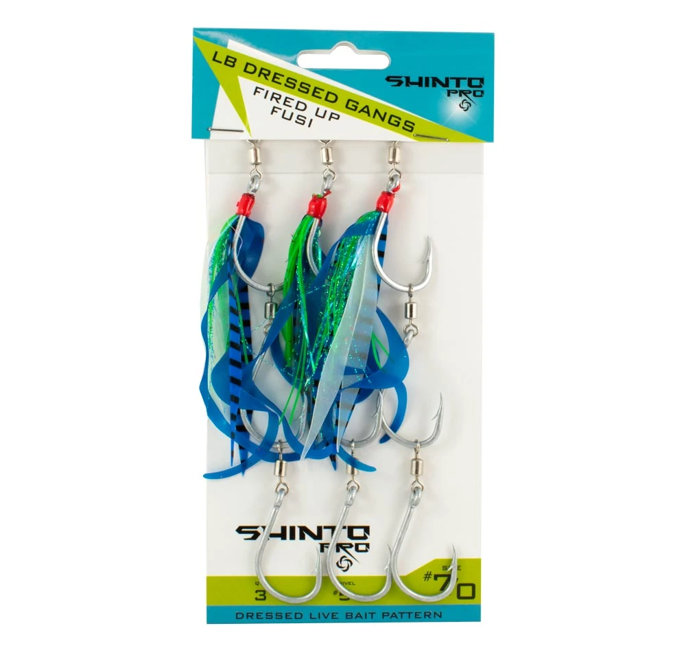 Shinto Pro Dressed Ganged Hooks Fired Up Fusi - Image 2