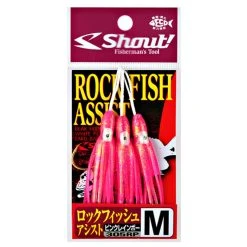 Shout® Shout Rockfish Assist Hooks Pink