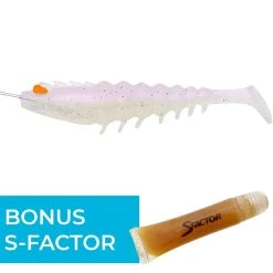 Squidgies Pro Range Prawn Paddle Tail Soft Plastics